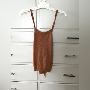 🆕 Anthropologie Brown Women's sweater Top size small